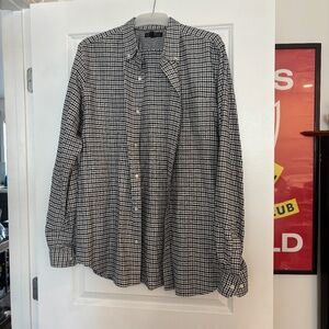 Men's Banana Republic Oxford Shirt Tailored Slim Fit Button Down Shirt